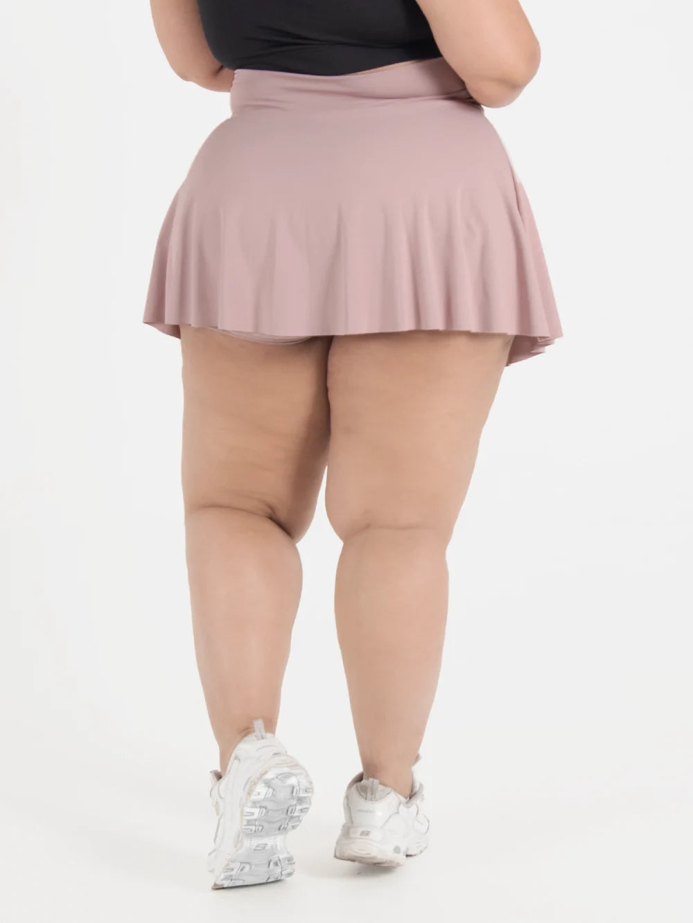 Falda-Short Deportiva Palo Rosa - Curvy - Plus Unitalla