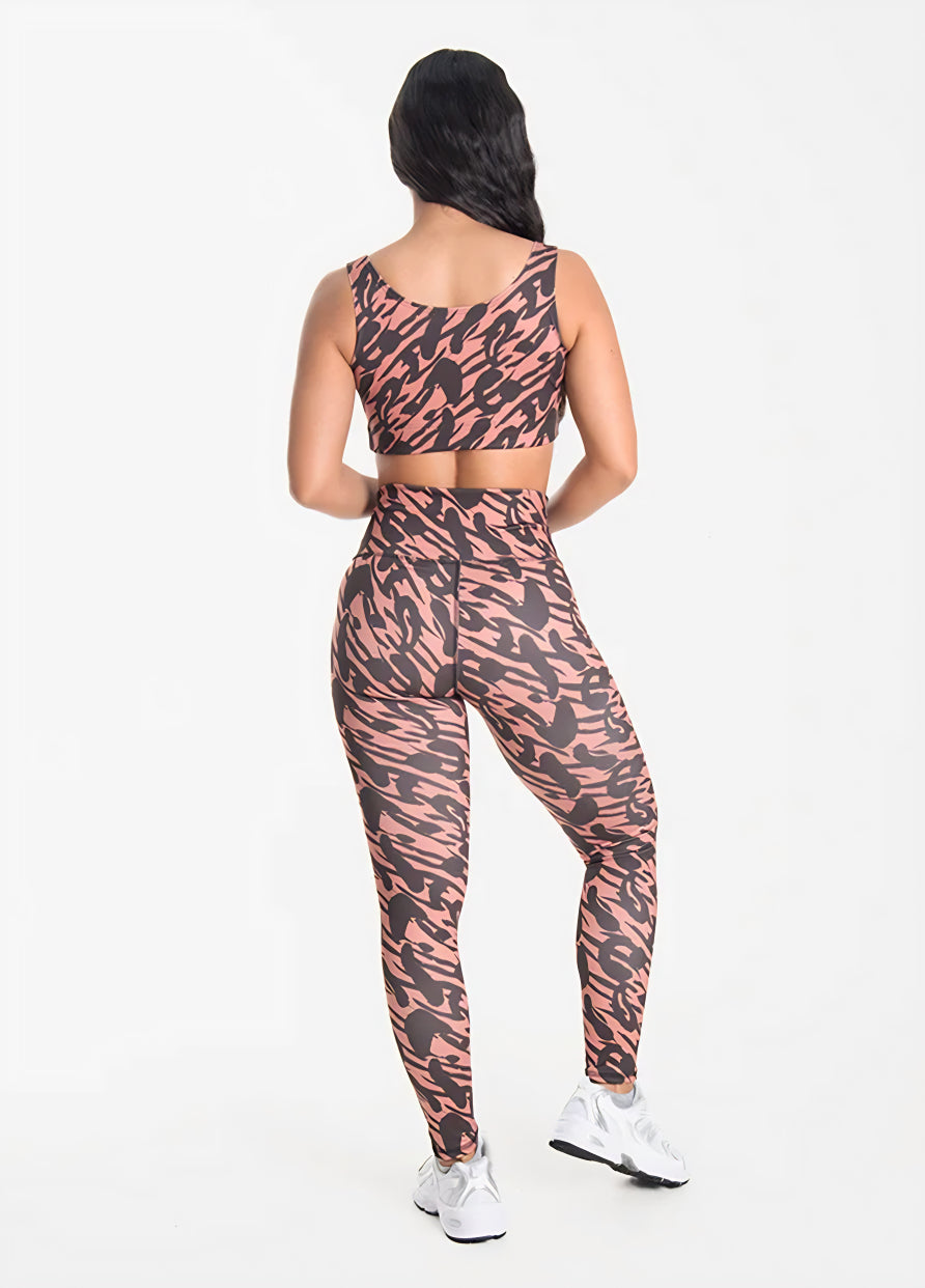Top + Leggings set Tisol Sublimado Unitalla