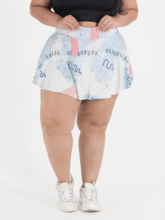Falda-Short Deportiva Gioco - Curvy - Plus Unitalla