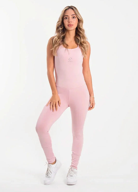 Conjunto Enterizo Retro Rosa Unitalla