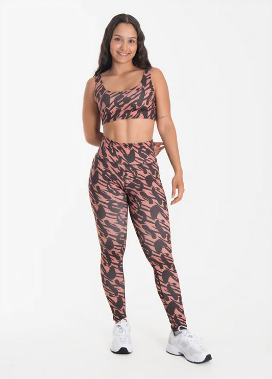 Top + Leggings  set Tisol Sublimado Unitalla