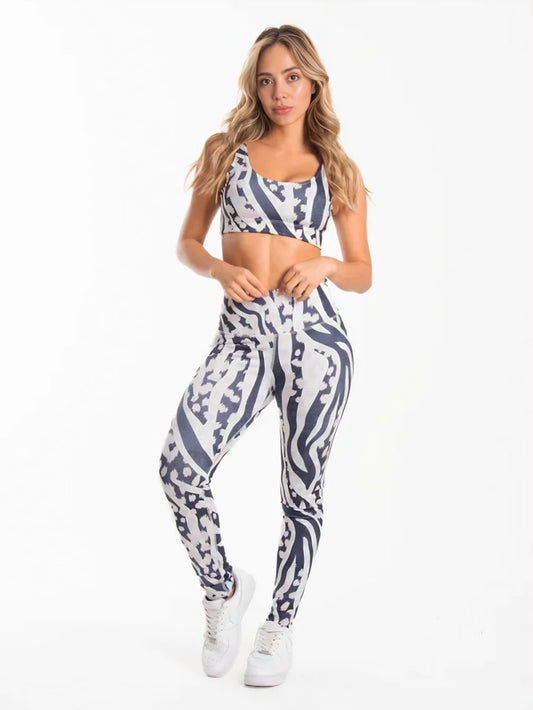 Top + Leggings  set Yako Sublimado Unitalla